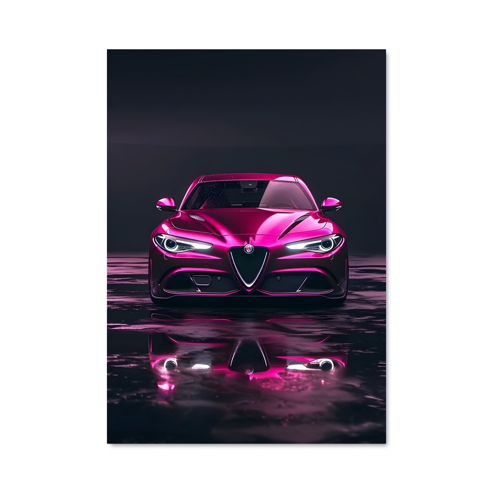Poster Alfa Futurista